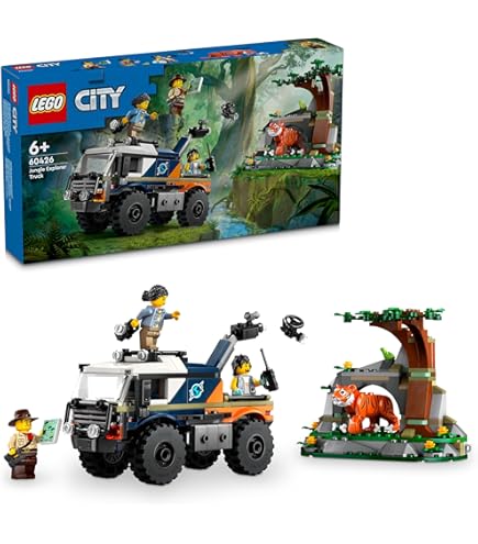 Amazon.com: LEGO 60424 City DschungelforscherQuad : Toys & Games